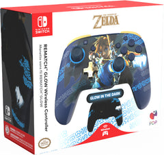 Pdp Rematch Wireless Controller Link Hero (glow In The Dark) (Switch Mando) Pdp