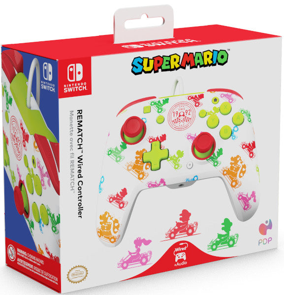 Pdp Rematch Wired Controller Mario Kart Racers (Switch Mando) Pdp