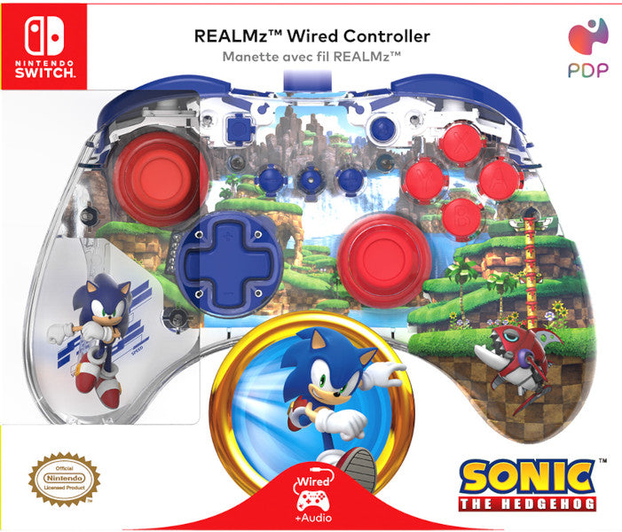 Pdp Realmz Wired Controller Sonic The Hedgehog (sonic) (Switch Mando) Pdp