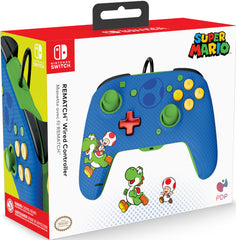 Pdp Rematch Wired Controller Super Mario Toad & Yoshi (switch/lite/oled) (Switch Mando) Pdp