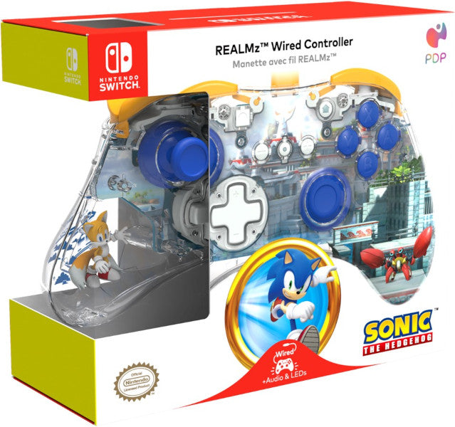 Pdp Realmz Wired Controller Sonic The Hedgehog (tails) (Switch Mando) Pdp