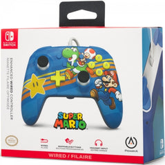 Power A Enhanced Wired Controller Super Mario Mushroom Kingdom (switch/oled) (Switch Mando) Power A