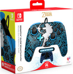 Pdp Rematch Glow Wired Controller Zelda Link (Switch Mando) Pdp