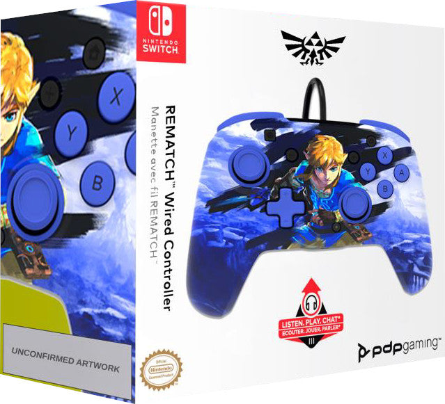 Pdp Rematch Wired Controller The Legend Of Zelda Warrior Link (Switch Mando) Pdp