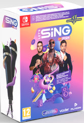 Let's Sing 2024 + 2 Microfonos Nintendo Switch