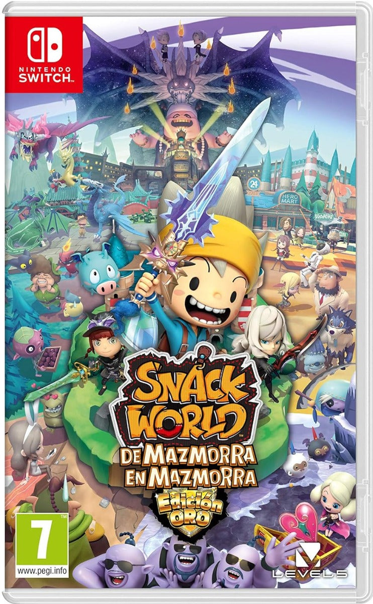 Snack World: De Mazmorra En Mazmorra Edicion Oro (Switch) Nintendo