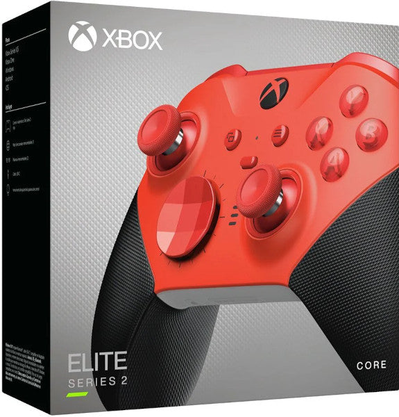 XBOX SERIES X Microsoft Wireless Controller Elite Series 2 Red (rojo) (xbox/ Windows 10/ Android/ Ios)